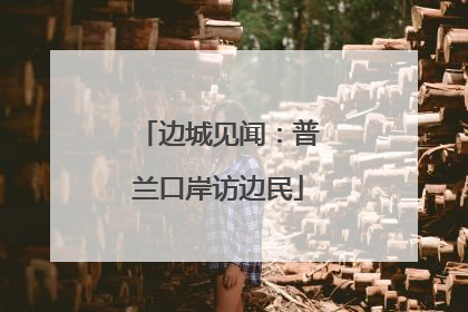 边城见闻：普兰口岸访边民
