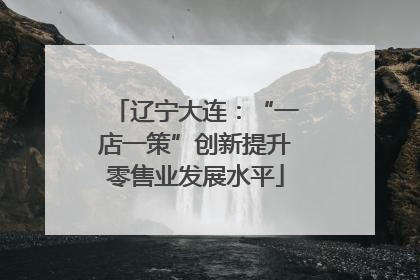 辽宁大连：“一店一策”创新提升零售业发展水平
