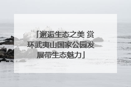 邂逅生态之美 赏环武夷山国家公园发展带生态魅力