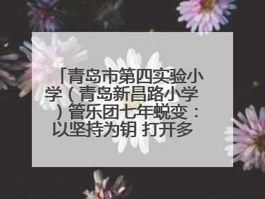 青岛市第四实验小学（青岛新昌路小学）管乐团七年蜕变：以坚持为钥 打开多元成长之门