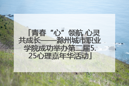 青春“心”领航 心灵共成长——滁州城市职业学院成功举办第二届5.25心理嘉年华活动