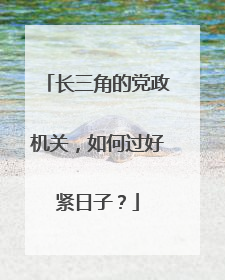 长三角的党政机关，如何过好紧日子？