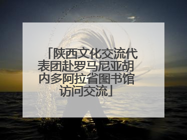 陕西文化交流代表团赴罗马尼亚胡内多阿拉省图书馆访问交流