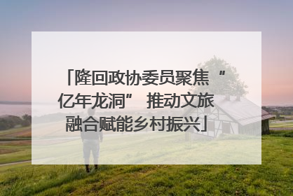 隆回政协委员聚焦“亿年龙洞” 推动文旅融合赋能乡村振兴