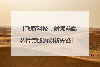 飞骧科技：射频前端芯片领域的创新先锋