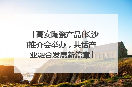 高安陶瓷产品(长沙)推介会举办，共话产业融合发展新篇章