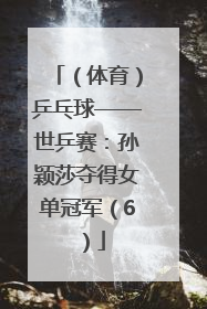 （体育）乒乓球——世乒赛：孙颖莎夺得女单冠军（6）