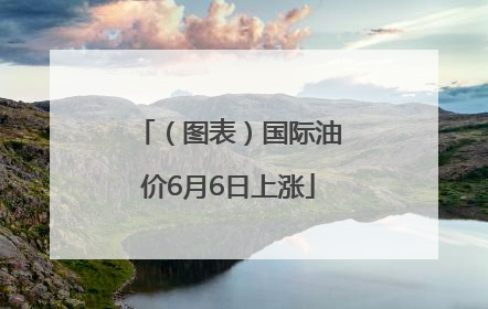 （图表）国际油价6月6日上涨