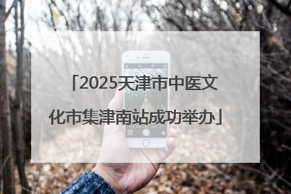 2025天津市中医文化市集津南站成功举办
