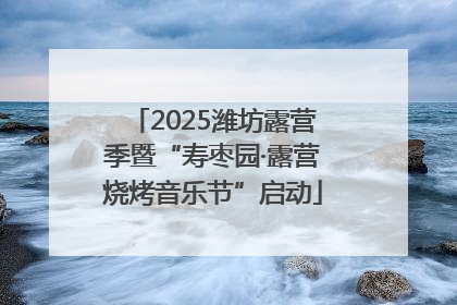 2025潍坊露营季暨“寿枣园·露营烧烤音乐节”启动
