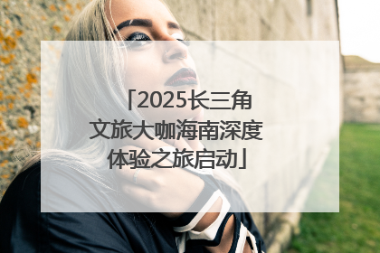 2025长三角文旅大咖海南深度体验之旅启动