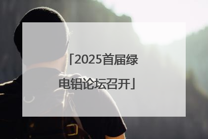 2025首届绿电铝论坛召开