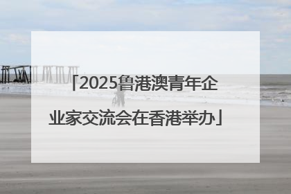 2025鲁港澳青年企业家交流会在香港举办